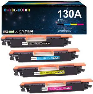 130A Toner Cartridges Set 4 Pack Replacement for HP 130A M177fw M176n | Compatible for HP Color Laserjet pro mfp M177fw,M176n Printer Ink (Black,Cyan, Magenta, Yellow) 130A Toner Cartridges Set 4 Pack Replacement for HP 130A M177fw M176n | Compatible for HP Color Laserjet pro mfp M177fw,M176n Printer Ink (Black,Cyan, Magenta, Yellow)