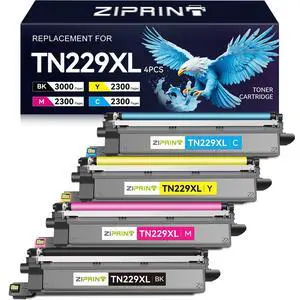 TN229XL Toner Cartridges 4 Pack TN229 MFC-l3780CDW 3720CDW Toner | Compatible with Brother MFC-L3780CDW L3720CDW HL-L3280CDW L3220CDW L3300CDW L3295CDW Printer (Black Cyan Magenta Yellow) TN229XL Toner Cartridges 4 Pack TN229 MFC-l3780CDW 3720CDW Toner | Compatible with Brother MFC-L3780CDW L3720CDW HL-L3280CDW L3220CDW L3300CDW L3295CDW Printer (Black Cyan Magenta Yellow)