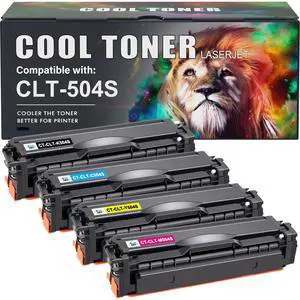 CLT-K504S CLT-504S Toner Cartridge for Samsung K504S C1860FW C1810W 4-Pack | Compatible for Samsung Xpress C1860FW C1810W SL-C1860FW SL-C1810W CLX-4195FW CLP-415NW Printer (Black Cyan Yellow Magenta) CLT-K504S CLT-504S Toner Cartridge for Samsung K504S C1860FW C1810W 4-Pack | Compatible for Samsung Xpress C1860FW C1810W SL-C1860FW SL-C1810W CLX-4195FW CLP-415NW Printer (Black Cyan Yellow Magenta)