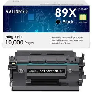 CF289X 89X 89A Black Toner Cartridge (with Chip 1,0000 Pages) Compatible for HP 89X CF289X CF289A 89A for Enterprise M507n M507dn M507x M507dng MFP M528dn M528f M528c M528z M507 M528 Printer CF289X 89X 89A Black Toner Cartridge (with Chip 1,0000 Pages) Compatible for HP 89X CF289X CF289A 89A for Enterprise M507n M507dn M507x M507dng MFP M528dn M528f M528c M528z M507 M528 Printer