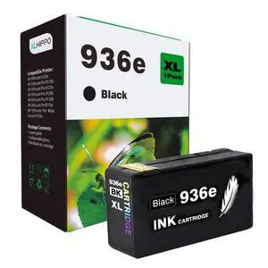936XL Black Replacement for HP 936 Black Ink Cartridge for HP Printers 9125e 9120e Series, for 936 Series HP936 936e Black Ink, Work for OfficeJet Pro 9130e 9135e 9730e 9120 9130 (1 * 936 e BK) 936XL Black Replacement for HP 936 Black Ink Cartridge for HP Printers 9125e 9120e Series, for 936 Series HP936 936e Black Ink, Work for OfficeJet Pro 9130e 9135e 9730e 9120 9130 (1 * 936 e BK)