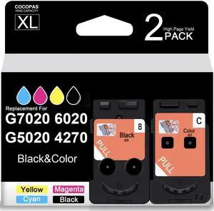 BH-20 CH-20 Print Head Remanufactured use for G7020 G6020 G5020 G3260 G3270 G3262 G2260 G1230 G1220 Replacement Ink cartridges MegaTank Printer Head Set Combo Pack BH-20 CH-20 Print Head Remanufactured use for G7020 G6020 G5020 G3260 G3270 G3262 G2260 G1230 G1220 Replacement Ink cartridges MegaTank Printer Head Set Combo Pack