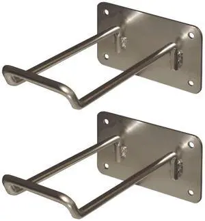 Caution Wet Floor Safety Sign Hanger - Durable Zinc Plated Steel - Wall-Mountable - 5 Sign Capacity - Discreet, Compact, Easy to Install - Hardware Included - 2 Pack Caution Wet Floor Safety Sign Hanger - Durable Zinc Plated Steel - Wall-Mountable - 5 Sign Capacity - Discreet, Compact, Easy to Install - Hardware Included - 2 Pack