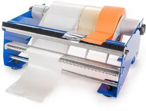12" Manual Label and Tape Dispenser, 2" and Up Core Size, Adjustable Roll Width - Tabletop & Wall-Mounted Multi Roll Holder - Industrial Grade Steel Construction 12" Manual Label and Tape Dispenser, 2" and Up Core Size, Adjustable Roll Width - Tabletop & Wall-Mounted Multi Roll Holder - Industrial Grade Steel Construction