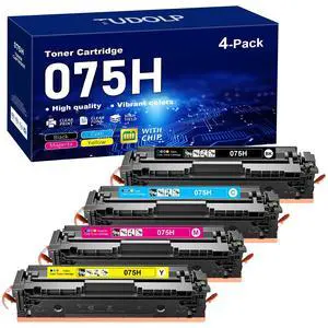 075H Toner Cartridge Set MF665Cdw MF662Cdw Compatible with Canon 075H | Color ImageCLASS LBP646Cdw MF663Cdw LBP647Cdw LBP640C MF660C Printer Ink 4 Pack High Capacity (Black/Cyan/Yellow/Magenta) 075H Toner Cartridge Set MF665Cdw MF662Cdw Compatible with Canon 075H | Color ImageCLASS LBP646Cdw MF663Cdw LBP647Cdw LBP640C MF660C Printer Ink 4 Pack High Capacity (Black/Cyan/Yellow/Magenta)