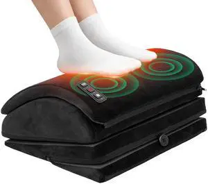 Heated Foot Rest Under Desk with Vibration Massage, Office Stool | Memory Foam Desk Foot Stool, Ergonomic Foot Rest for Pain Relief, Non-Slip Office Footrest with 3 Heat Levels & Timer Heated Foot Rest Under Desk with Vibration Massage, Office Stool | Memory Foam Desk Foot Stool, Ergonomic Foot Rest for Pain Relief, Non-Slip Office Footrest with 3 Heat Levels & Timer