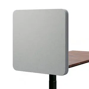 Desk Privacy Panel Sound Absorbing & Proof Desk Divider for Office | 24 x 24 Inch Clamp-on/Screw-on Acoustic Desk Back Panel Partition,Gray Desk Privacy Panel Sound Absorbing & Proof Desk Divider for Office | 24 x 24 Inch Clamp-on/Screw-on Acoustic Desk Back Panel Partition,Gray