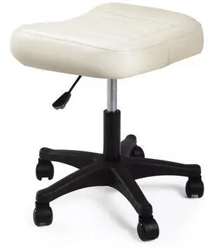 Ergonomic Adjustable Under Desk Footrest,Ottoman with Wheels | 500lbs|360° swivel Silent PU casters|Thick 2.36" Seat| Rolling Stool with Wheels for Massage,Salon,Spa,Clinic,Office,Home Ergonomic Adjustable Under Desk Footrest,Ottoman with Wheels | 500lbs|360° swivel Silent PU casters|Thick 2.36" Seat| Rolling Stool with Wheels for Massage,Salon,Spa,Clinic,Office,Home