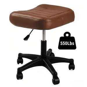 Ergonomic Adjustable Under Desk Footrest,Ottoman with Wheels | 500lbs|360° swivel Silent PU casters|Thick 2.36" Seat| Rolling Stool with Wheels for Massage,Salon,Spa,Clinic,Office,Home Ergonomic Adjustable Under Desk Footrest,Ottoman with Wheels | 500lbs|360° swivel Silent PU casters|Thick 2.36" Seat| Rolling Stool with Wheels for Massage,Salon,Spa,Clinic,Office,Home