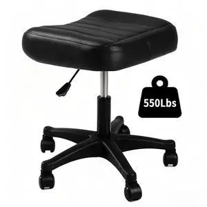 Ergonomic Adjustable Under Desk Footrest,Ottoman with Wheels | 500lbs|360° swivel Silent PU casters|Thick 2.36" Seat| Rolling Stool with Wheels for Massage,Salon,Spa,Clinic,Office,Home Ergonomic Adjustable Under Desk Footrest,Ottoman with Wheels | 500lbs|360° swivel Silent PU casters|Thick 2.36" Seat| Rolling Stool with Wheels for Massage,Salon,Spa,Clinic,Office,Home