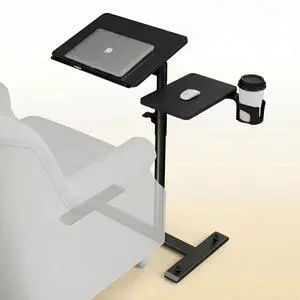 Small Standing Desk Rolling Table Adjustable Height, Laptop Mobile Stand with Wheels, Overbed Table, Portable Computer Workstation with Tiltable Desktop for Teacher Classroom Home Office, Black Small Standing Desk Rolling Table Adjustable Height, Laptop Mobile Stand with Wheels, Overbed Table, Portable Computer Workstation with Tiltable Desktop for Teacher Classroom Home Office, Black
