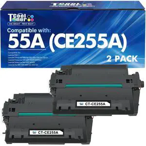 55A CE255A Black Toner Cartridge for HP P3015 55X CE255X M521dn 2-Pack | Compatible for HP CE255A 55A LaserJet P3015 for P3011 P3015d P3015x P3015dn P3016 Pro 500 MFP M521dn M521dw M521 Printer 55A CE255A Black Toner Cartridge for HP P3015 55X CE255X M521dn 2-Pack | Compatible for HP CE255A 55A LaserJet P3015 for P3011 P3015d P3015x P3015dn P3016 Pro 500 MFP M521dn M521dw M521 Printer