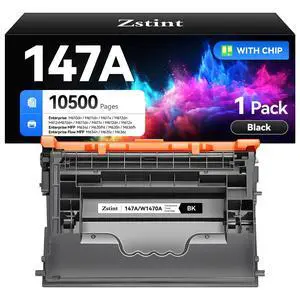 147A Black Toner Cartridge 1-Pack High Yield with Chip Replacement for HP 147A W1470A Toner Cartridges Compatible with HP Laser Jet Enterprise Flow MFP M634h M635z M636z M610dn M611dn M612dn Printer 147A Black Toner Cartridge 1-Pack High Yield with Chip Replacement for HP 147A W1470A Toner Cartridges Compatible with HP Laser Jet Enterprise Flow MFP M634h M635z M636z M610dn M611dn M612dn Printer