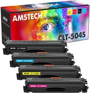 CLT-504S CLT-K504S Toner Cartridge for Samsung K504S C1860FW C1810W 4-Pack | Compatible for Samsung Xpress C1810W SL-C1860FW SL-C1810W CLX-4195FW CLP-415NW Printer Ink (Black Cyan Yellow Magenta) CLT-504S CLT-K504S Toner Cartridge for Samsung K504S C1860FW C1810W 4-Pack | Compatible for Samsung Xpress C1810W SL-C1860FW SL-C1810W CLX-4195FW CLP-415NW Printer Ink (Black Cyan Yellow Magenta)