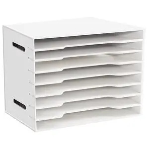 16"x20" Paper Organizer Storage for Desk,8 Tier Construction Paper File Sorter Storage,Larger Size Literature Organizer,Large File Suitable for Home,Classroom and Office 16"x20" Paper Organizer Storage for Desk,8 Tier Construction Paper File Sorter Storage,Larger Size Literature Organizer,Large File Suitable for Home,Classroom and Office