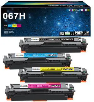 067H High-Capacity Toner Cartridges 4 Pack Replacement for Canon 067H Toner | Compatible for Canon Color imageCLASS MF656Cdw,MF652Cw,MF650C MF654Cdw,LBP632Cdw,MF653Cdw,LBP633Cdw printers 067H High-Capacity Toner Cartridges 4 Pack Replacement for Canon 067H Toner | Compatible for Canon Color imageCLASS MF656Cdw,MF652Cw,MF650C MF654Cdw,LBP632Cdw,MF653Cdw,LBP633Cdw printers