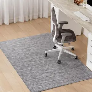 Office Chair Mat for Hardwood & Tile Floor, 48"x60" Desk Computer Chair Mat, Anti Slip, Non-Curve, Floor Protector Under Desk Low-Pile Office Rug for Rolling Chair Office Chair Mat for Hardwood & Tile Floor, 48"x60" Desk Computer Chair Mat, Anti Slip, Non-Curve, Floor Protector Under Desk Low-Pile Office Rug for Rolling Chair