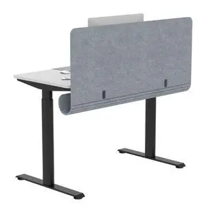 Desk Privacy Panel with Wire Management, 47.2 x 22.5 inch Sound Absorbing Felt Cubicle Desk Divider with Hidden Cord Organizer, Clamp or Screw Mount, Acoustic Partition for Office & Home Desk Privacy Panel with Wire Management, 47.2 x 22.5 inch Sound Absorbing Felt Cubicle Desk Divider with Hidden Cord Organizer, Clamp or Screw Mount, Acoustic Partition for Office & Home