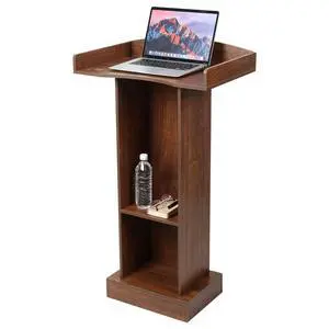Podium Stand for Lectern Presentation Church Classroom, Pulpit with Wooden Heavy Base, Oak Podium for Lecture, Wedding Speech Podium Stand for Lectern Presentation Church Classroom, Pulpit with Wooden Heavy Base, Oak Podium for Lecture, Wedding Speech