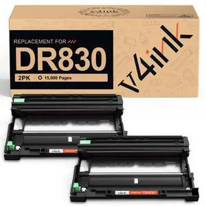 DR830 Drum Replacement for Brother DR-830 Drum Unit 2-Pack (Not Toner) | Works with TN830XL Toner Compatible for Brother HL-L2460DW DCP-L2640DW HL-L2405W HL-L2480DW MFC-L2820DW MFC-L2900DW Printer DR830 Drum Replacement for Brother DR-830 Drum Unit 2-Pack (Not Toner) | Works with TN830XL Toner Compatible for Brother HL-L2460DW DCP-L2640DW HL-L2405W HL-L2480DW MFC-L2820DW MFC-L2900DW Printer