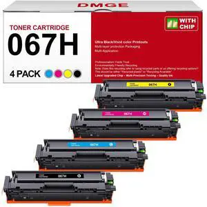 067H Toner Cartridge Set 4 Pack for Canon 067 MF656cdw MF656Cdw LBP632Cdw | Compatible for Canon MF656cdw Toner Cartridges, for Color ImageClass MF656Cdw LBP632Cdw MF654Cdw MF653Cdw LBP633Cdw 067H Toner Cartridge Set 4 Pack for Canon 067 MF656cdw MF656Cdw LBP632Cdw | Compatible for Canon MF656cdw Toner Cartridges, for Color ImageClass MF656Cdw LBP632Cdw MF654Cdw MF653Cdw LBP633Cdw