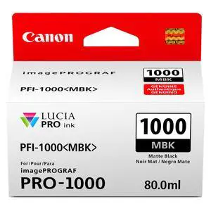 PFI-1000 Genuine Matte Black Ink Tank, Compatible with ImagePROGRAF PRO-1000 Printers PFI-1000 Genuine Matte Black Ink Tank, Compatible with ImagePROGRAF PRO-1000 Printers