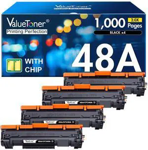 48A Toner Cartridge Replacement for HP 48A Toner Cartridge Black 4-Black | CF248A 248A High Yield Work for Pro M15w M16a M15a M16w MFP M31w M30w M29w Laser Printer 48A Toner Cartridge Replacement for HP 48A Toner Cartridge Black 4-Black | CF248A 248A High Yield Work for Pro M15w M16a M15a M16w MFP M31w M30w M29w Laser Printer