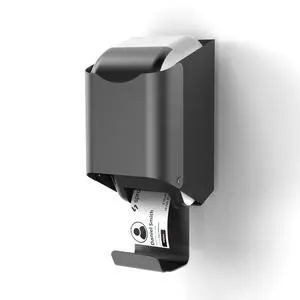 Wall Mount for Brother QL-810W, QL-820NWB or QL-820NWBc Label Printer (Black) Wall Mount for Brother QL-810W, QL-820NWB or QL-820NWBc Label Printer (Black)