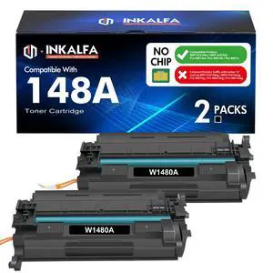 No Chip 148A W1480A Toner Cartridge Black High Yield 4001n MFP 4101fdw | Compatible for HP 148A 148X 148 W1480A W1480X for HP LaserJet Pro 4001dw 4001dn 4001n MFP 4101fdw 4101fdn Printer Ink 2 Pack No Chip 148A W1480A Toner Cartridge Black High Yield 4001n MFP 4101fdw | Compatible for HP 148A 148X 148 W1480A W1480X for HP LaserJet Pro 4001dw 4001dn 4001n MFP 4101fdw 4101fdn Printer Ink 2 Pack