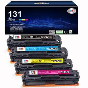 131 Toner Cartridges for Canon 131 MF8280Cw, MF624Cw, MF628Cw, LBP7110Cw | Compatible for Canon Color imageCLASS MF8280Cw, MF624Cw, MF628Cw, LBP7110Cw (Black,Cyan,Magenta,Yellow-4 Pack) 131 Toner Cartridges for Canon 131 MF8280Cw, MF624Cw, MF628Cw, LBP7110Cw | Compatible for Canon Color imageCLASS MF8280Cw, MF624Cw, MF628Cw, LBP7110Cw (Black,Cyan,Magenta,Yellow-4 Pack)