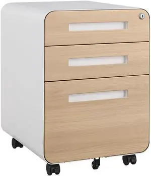 3 Drawer File Cabinet with Lock, Fully Assembled | Under Desk Mobile Metal Filing Cabinet for Home Office, 5 Wheel Anti-Tilt Rolling File Cabinets for A4/Letter/Legal Size 3 Drawer File Cabinet with Lock, Fully Assembled | Under Desk Mobile Metal Filing Cabinet for Home Office, 5 Wheel Anti-Tilt Rolling File Cabinets for A4/Letter/Legal Size