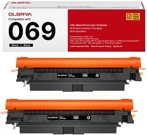069 Toner Cartridge Set 2 Pack Replacement for Canon 069 Toner Cartridget | Compatible for Canon Color ImageCLASS Mf753cdw MF751Cdw MF752Cdw LBP674Cdw MF752Cdw MF756Cx LBP673Cdw LBP674Cx (Black) 069 Toner Cartridge Set 2 Pack Replacement for Canon 069 Toner Cartridget | Compatible for Canon Color ImageCLASS Mf753cdw MF751Cdw MF752Cdw LBP674Cdw MF752Cdw MF756Cx LBP673Cdw LBP674Cx (Black)