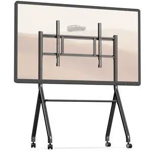 Smart Board Stand with Wheels, 55/65/75/86'' Interactive Whiteboard Stand, Mobile Stand with Four Lockable Wheels, Stable and Easy to Move for Home Office School Classroom (Only Stand) Smart Board Stand with Wheels, 55/65/75/86'' Interactive Whiteboard Stand, Mobile Stand with Four Lockable Wheels, Stable and Easy to Move for Home Office School Classroom (Only Stand)