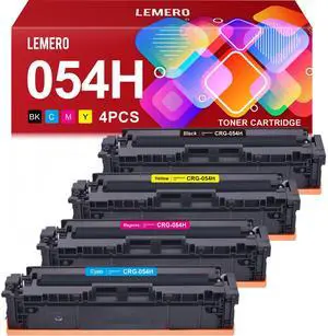 Compatible 054H Toner Cartridge Replacement for Canon 054 054H Toner Cartridges Set for Canon Color ImageCLASS MF644Cdw MF642Cdw LBP622Cdw MF641Cw Printer (Black Cyan Magenta Yellow, 4-Pack) Compatible 054H Toner Cartridge Replacement for Canon 054 054H Toner Cartridges Set for Canon Color ImageCLASS MF644Cdw MF642Cdw LBP622Cdw MF641Cw Printer (Black Cyan Magenta Yellow, 4-Pack)