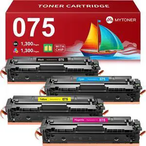 075 Toner Cartridge Set 4 Pack for MF665Cdw LBP646Cdw MF663Cdw | With Chip, High Yield, Replacement for Canon 075H, Compatible with Color imageCLASS MF660C MF662Cdw LBP640C LBP647Cdw Printer 075 Toner Cartridge Set 4 Pack for MF665Cdw LBP646Cdw MF663Cdw | With Chip, High Yield, Replacement for Canon 075H, Compatible with Color imageCLASS MF660C MF662Cdw LBP640C LBP647Cdw Printer