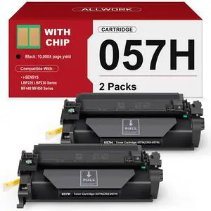 057H High Yield Toner Cartridge Replacement for Canon MF455dw, 2 Pack Black | Use for MF455dw MF445dw LBP226dw LBP227dw LBP228dw LBP230 MF448dw MF449dw LBP236dw LBP237dw Printer, 10000 Pages per Piece 057H High Yield Toner Cartridge Replacement for Canon MF455dw, 2 Pack Black | Use for MF455dw MF445dw LBP226dw LBP227dw LBP228dw LBP230 MF448dw MF449dw LBP236dw LBP237dw Printer, 10000 Pages per Piece