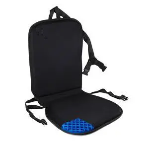 Premium All Gel Orthopedic Seat and Back Cushion Pad | Upper Lower Back Support Pillow for Car, Office, Kitchen Chair | Pressure Sore, Coccyx Pain Relief | Prevents Sweaty Bottom | Foldable Premium All Gel Orthopedic Seat and Back Cushion Pad | Upper Lower Back Support Pillow for Car, Office, Kitchen Chair | Pressure Sore, Coccyx Pain Relief | Prevents Sweaty Bottom | Foldable