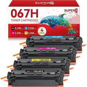 067H Toner Cartridges Set Compatible for Canon 067H 067 Toner Cartridges Work for Canon MF656Cdw MF654Cdw MF653Cdw MF650C LBP632Cdw Printer (CRG-067H 067 High Yield Toner -4 Packs) 067H Toner Cartridges Set Compatible for Canon 067H 067 Toner Cartridges Work for Canon MF656Cdw MF654Cdw MF653Cdw MF650C LBP632Cdw Printer (CRG-067H 067 High Yield Toner -4 Packs)