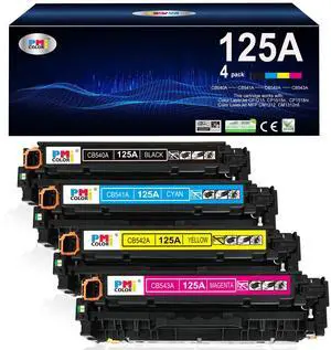 125A Toner Cartridges 4-Pack Replacement for 125A CP1215 CM1312 CP1515n | Compatible for HP Color CP1215,CM1312nfi,CM1312 MFP,CP1518ni,CP1515n Printer (Black,Cyan,Magenta,Yellow) 125A Toner Cartridges 4-Pack Replacement for 125A CP1215 CM1312 CP1515n | Compatible for HP Color CP1215,CM1312nfi,CM1312 MFP,CP1518ni,CP1515n Printer (Black,Cyan,Magenta,Yellow)