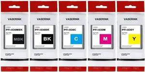 PFI-030 Pigment Ink Tank ta-20 ta-30 Ink Replacement for Canon PFI030 | PFI 030 ink 55ml Compatible with imagePROGRAF TA-20 TA-30 TM-240 TM-340 Printer (5Pcs, Matte Black,Black Cyan Magenta Yellow) PFI-030 Pigment Ink Tank ta-20 ta-30 Ink Replacement for Canon PFI030 | PFI 030 ink 55ml Compatible with imagePROGRAF TA-20 TA-30 TM-240 TM-340 Printer (5Pcs, Matte Black,Black Cyan Magenta Yellow)