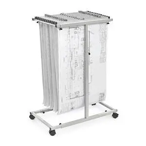 Adir Mobile Blueprint Storage Rack - Adjustable and Portable Vertical Blueprint Holder for Plans, Maps, Posters and Drawings. File Organizer Stand for Home, Office and Construction Sites Adir Mobile Blueprint Storage Rack - Adjustable and Portable Vertical Blueprint Holder for Plans, Maps, Posters and Drawings. File Organizer Stand for Home, Office and Construction Sites