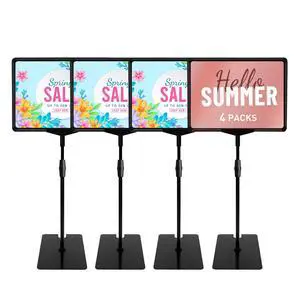 Sign Holder Stand 8.5 x 11,Sign Stand for Display,Adjustable Sign Holders For Table Top,Suitable for indoor use Sign Holder Stand 8.5 x 11,Sign Stand for Display,Adjustable Sign Holders For Table Top,Suitable for indoor use