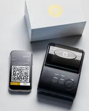 Wallet & Printer - Cold Storage Digital Crypto Hardware with 3in Color LCD Touchscreen, Secure Messaging and Digital Wallet for NFT, Crypto Currency and Tokens, All-in-one with Secure Printer Wallet & Printer - Cold Storage Digital Crypto Hardware with 3in Color LCD Touchscreen, Secure Messaging and Digital Wallet for NFT, Crypto Currency and Tokens, All-in-one with Secure Printer