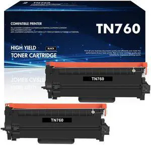 TN760 TN-760 High Yield Black 2 Pack Compatible for Brother MFC-L2710DW | Compatible for Brother TN730 TN 760 Toner Cartridge for HL-L2395DW MFC-L2750DW HL-L2370DW HL-L2390DW DCP-L2550DW HL-L2350DW TN760 TN-760 High Yield Black 2 Pack Compatible for Brother MFC-L2710DW | Compatible for Brother TN730 TN 760 Toner Cartridge for HL-L2395DW MFC-L2750DW HL-L2370DW HL-L2390DW DCP-L2550DW HL-L2350DW