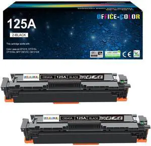 125A Black Toner Cartridges Replacement for HP 125A CM1312,CP1215,CP1515 | Works with HP Color Laserjet CM1312nfi CM1312 MFP,CP1215, CP1515, CP1518ni Printer Ink (2 Pack) 125A Black Toner Cartridges Replacement for HP 125A CM1312,CP1215,CP1515 | Works with HP Color Laserjet CM1312nfi CM1312 MFP,CP1215, CP1515, CP1518ni Printer Ink (2 Pack)
