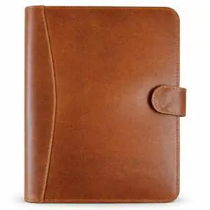 Leather Padfolio Legal Pad Portfolio Organizer | Handmade Executive Notebook Binder | Heavy Duty Full Grain Cow Hide Resume Interview Folio for Men Women, Rustic NoteBook Folder (Cognac Tan) Leather Padfolio Legal Pad Portfolio Organizer | Handmade Executive Notebook Binder | Heavy Duty Full Grain Cow Hide Resume Interview Folio for Men Women, Rustic NoteBook Folder (Cognac Tan)