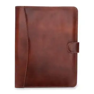 Leather Padfolio Legal Pad Portfolio Organizer | Handmade Executive Notebook Binder | Heavy Duty Full Grain Cow Hide Resume Interview Folio for Men Women, Rustic NoteBook Folder (Wine) Leather Padfolio Legal Pad Portfolio Organizer | Handmade Executive Notebook Binder | Heavy Duty Full Grain Cow Hide Resume Interview Folio for Men Women, Rustic NoteBook Folder (Wine)