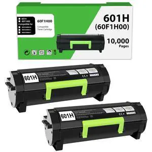 60F1H00 601H Toner Cartridge Compatible for Lexmark MX310dn Toner 601H for MX310dn MX611de MX611dhe MX610de MX511de MX410de MX511dhe MX510de MX511dte MX611dte MX611dfe Printer (10,000 Pages,2 Pack) 60F1H00 601H Toner Cartridge Compatible for Lexmark MX310dn Toner 601H for MX310dn MX611de MX611dhe MX610de MX511de MX410de MX511dhe MX510de MX511dte MX611dte MX611dfe Printer (10,000 Pages,2 Pack)