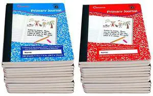 24 Pack Primary Journal Grades K-2 Half Page Ruled Composition Notebook I 200 Pages (100 Sheets) / Primary Writing Journal I Back to School Supplies I Primary Composition Notebook for Preschool Kids 24 Pack Primary Journal Grades K-2 Half Page Ruled Composition Notebook I 200 Pages (100 Sheets) / Primary Writing Journal I Back to School Supplies I Primary Composition Notebook for Preschool Kids