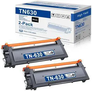 TN-630 TN 630 Replacement for Brother TN630 2-Pack Standard Yield Black Toner Cartridge with Approximately 2,000 Page Yield/Cartridge | Suitable for HL-L2360DW HL-L2320D HL-L2380DW MFC-L2700DW Printer TN-630 TN 630 Replacement for Brother TN630 2-Pack Standard Yield Black Toner Cartridge with Approximately 2,000 Page Yield/Cartridge | Suitable for HL-L2360DW HL-L2320D HL-L2380DW MFC-L2700DW Printer